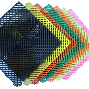 4S Car Wash Shop PP Garage Floor Tiles for Detailing Garages