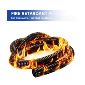5/16 to 4 Inch PVC Coated Flexible Electrical Conduit Pipe Square Locked Metal Hose for Wire Protection