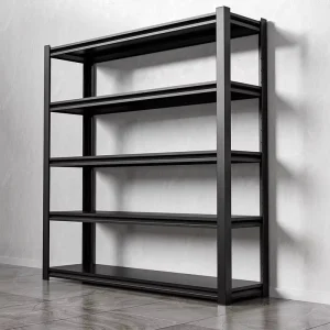 5-Layer Steel Display Rack Metal Storage Rack with Nail Plate Color