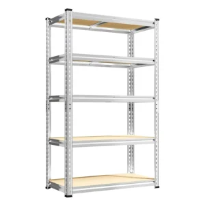 5-Shelf Boltless Rivet Light-Duty Metal Storage Rack
