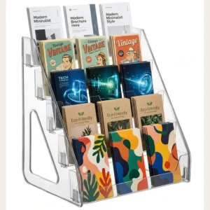 5-Tier Acrylic Brochure Display Stand