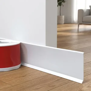 50m Self-Adhesive PVC Wall Corner Guard Tape Flexible Skirting Board Baseboard Trim Soft Rubber Edge Protection Strip