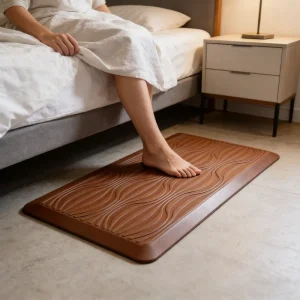 51x81x1.8cm Washable Waterproof Reversible Kitchen Anti Fatigue Floor Mat for Home & Office Use