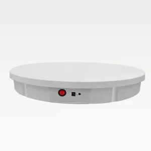 52CM 360° Rotating Display Stand with Remote Control Plug in Smart Electric Turntable for Photography & Live Streaming
