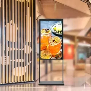 55″ LCD KIOSK Advertising Poster Screen Touch Display Floor Standing Digital Fine Quality Digital Window Display Signage