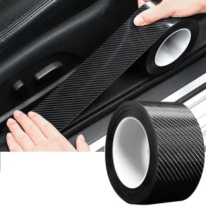 5D Carbon Fiber Anti-Collision Protector Tape Automotive Scratch Cover Strip Sticker