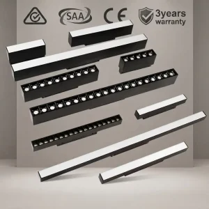 5mm Ultra Thin 48V Magnetic Track LED Light Indoor Commercial Track Lighting System