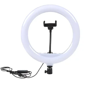 6-Inch Clip-On LED Ring Fill Light for Makeup, Live Broadcasts and Video Conferences