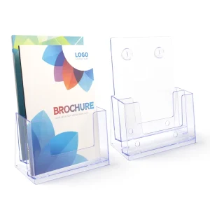 6 x 9 Acrylic Brochure Holder Stand Pamphlet Flyer Literature Card Leaflet Rack