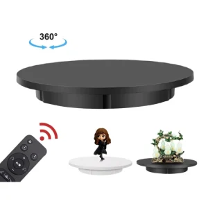 60 cm Electric Rotating Display Stand, 100 kg Load Capacity, 360-Degree Photography Turntable