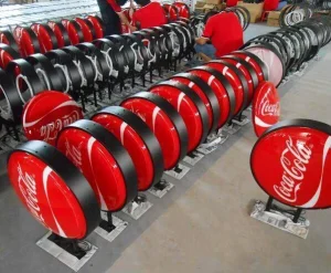 60 cm Round Double-Sided Vacuum-Formed LED Light Box Sign