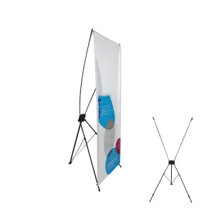 60 x 160cm 80 x 180cm Trade Show Adjustable Flex Exhibition X Banner Display Stand