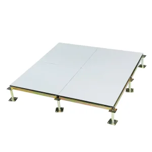 600*600mm Anti Static Raised Floor Tiles Adjustable Access Raised Floor For Data Centers Workshops Technical Room