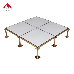 600*600mm Steel Anti static Raised Flooring With HPL For Data Center Hospital Clean Rooms