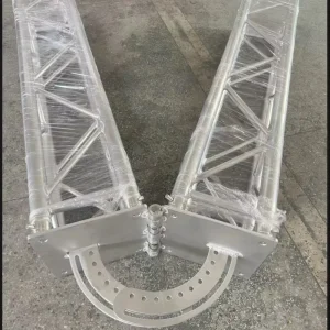 6061 Aluminum Alloy 180-Degree Hinge for Display Stands, Tents, Weddings, Performances, and Exhibition Truss Systems