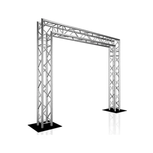 6061-T6 Aviation Aluminum Twin-Leg Flat Square Box Spigot Truss Arch Portal Lighting Truss Gate Frame