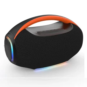 60W Outdoor Blue Tooth Speaker RGB Light Portable High power Subwoofer Speakers 4000mah Audio