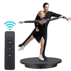 60cm Rotary Display Stand Video Shooting Photography Turntable, 100kg Load Capacity, 360 Photo Booth Platform