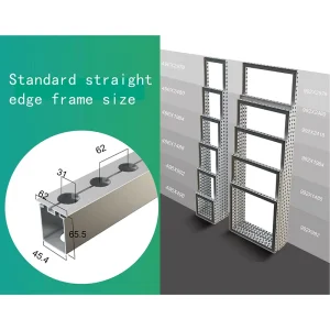 60mm Fast-System Aluminum Profile Portable Modular Customized Booth for Exhibition and Trade Shows