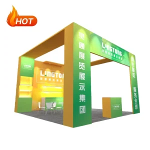 62mm Fast-System Aluminum Profile Customized Modular Booth Equipment for Exhibition Trade Shows