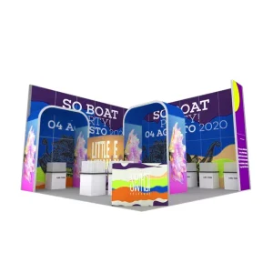 62mm Fast System Aluminum Profile Customized Modular Booth for Exhibition and Trade Show