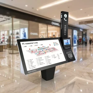 65-Inch Interactive Directory Kiosk with Android/Windows Touch Screen for Smart Building Wayfinding