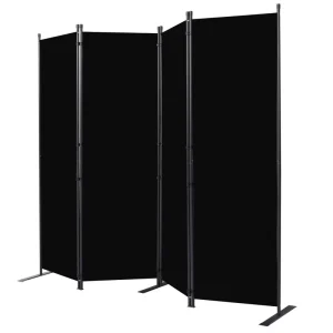 6FT Portable Modern Design Room Divider 136” W Fabric Privacy Screen for Room Separation for Birthday Celebrations