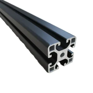 6m 40mm*40mm Extruded Black Anodizing Industrial Aluminium Frame 4040 Aluminum Extrusion Profiles Manufacturer