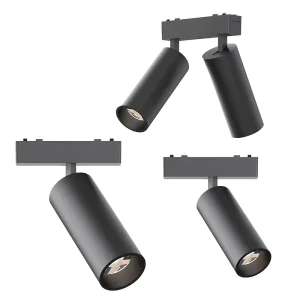 6mm Ultra-Thin Smart LED Magnetic Track Light DC48V Aluminum Body with Woven Belt