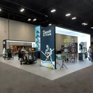 6×3 m 10×20 ft Arch-Type Exhibition Stand with Tower Booth Design