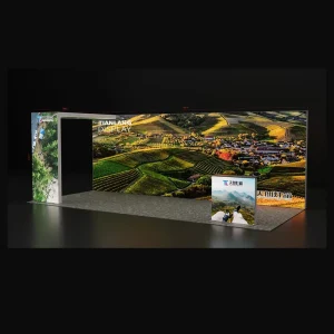 6x3m Frameless Fabric Light Box for Museum Artifact Backlit Display