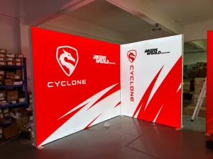 6x3m Trade Show Stand with Custom Graphic Printed Tension Fabric