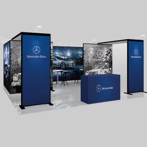 6x6m Aluminium Modular Mall Design Exhibition Booth Small Corner Expo Booth Promotion Show Booth Displays