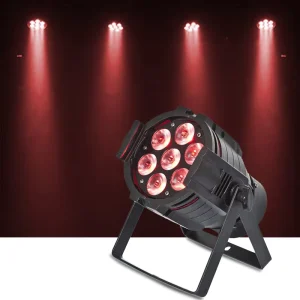 7*10W 4-in-1 Mini LED RGBW PAR Light DMX512 8CH Compact Stage Wash Light for Bars KTV and Weddings