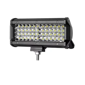 7 Inch Strip Light Car LED Work Light 144W 48LED Four row Spotlight Off road Vehicle Modified Light