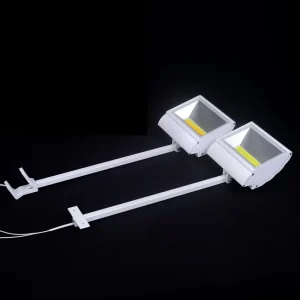 70W LED Exhibition Spotlight Background Wall Floodlight Long Arm Clamp Light