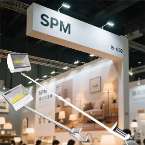 70W Waterproof Long-Arm Exhibition Spotlight for Advertising and Door Lighting