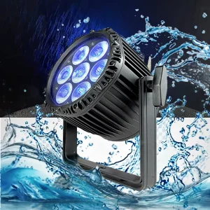 7X15W IP65 Waterproof Mini LED Par Light RGBW 4-in-1 Outdoor Stage Wash Landscape Light