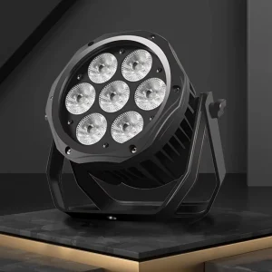 7x18W Mini RGBWA IP65 Outdoor Waterproof DMX LED Par Light