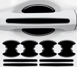 8 Piece Set Transparent Door Anti Collision Strips Car Exterior Accessories Hidden Anti Collision Adhesive for Body Protection