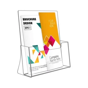 8.5 X 11 Inches Clear Acrylic Wall Mount Brochure Holder Rack Flyer Holder Acrylic Literature Holder
