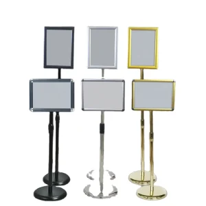 8.5 x 11 in Outdoor Adjustable Sign Poster Holder Floor Stand