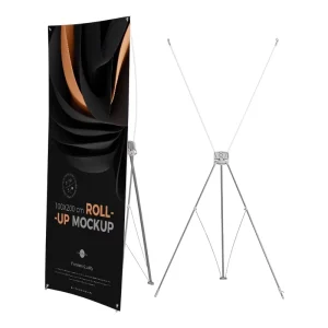 80*180 Korean X banner Stand Vinyl Multi color Exhibition Floor to Floor Shopping Mall Activities X Banner Poster Display