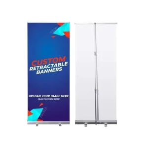 80*200cm Classic Aluminum Roll Up Banner Stand Display With Custom Graphic