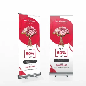 80*200cm Retractable Roll Up Banner Display Stand