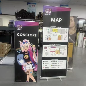 80*200cm Roll up Printed Banner Aluminum Display Stand Portable Advertising Exhibition UTE YL 001 Tool Free Assembly