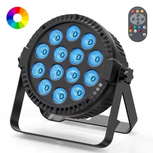 80W Par Stage Light 4-in-1 RGBW 14 LEDs DMX512 with Remote Control