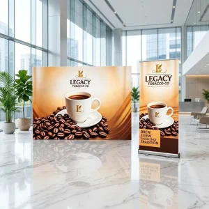 80X200CM Aluminum Alloy Roll up Display Stand Portable Retractable Banner Stand No Tool Required