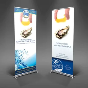 85*200 Aluminum Roll Up Banner Stand for Advertising