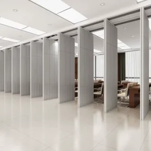 85mm Acoustic MDF Movable Partition Panels, Top-Hung System